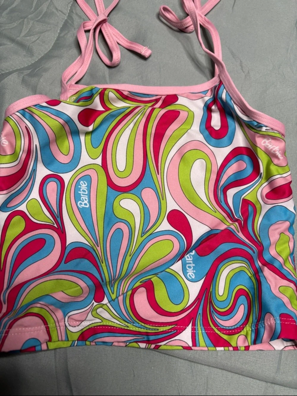 Barbie Pink Multicolor Swirl Cami
